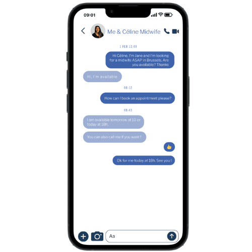 Lileo app chat with professional